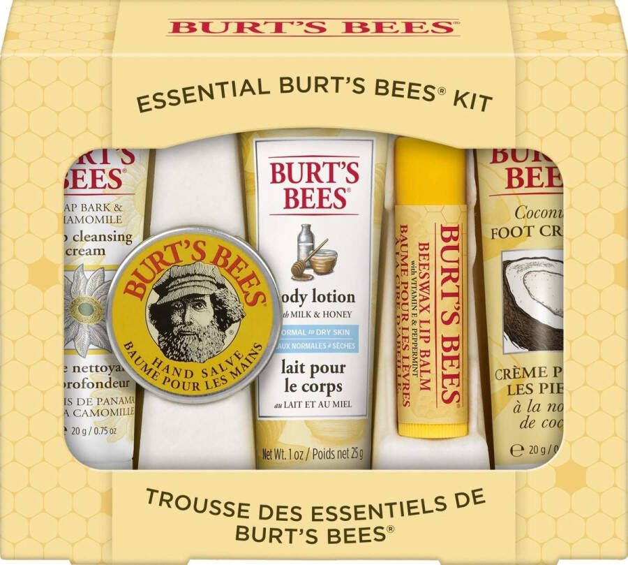 Burt's Bees Essential Bees Kit Cadeau tip! Liefdes Cadeau Vrouw – Valentijn Cadeautje Vrouw – Valentijn kusjes – Liefde