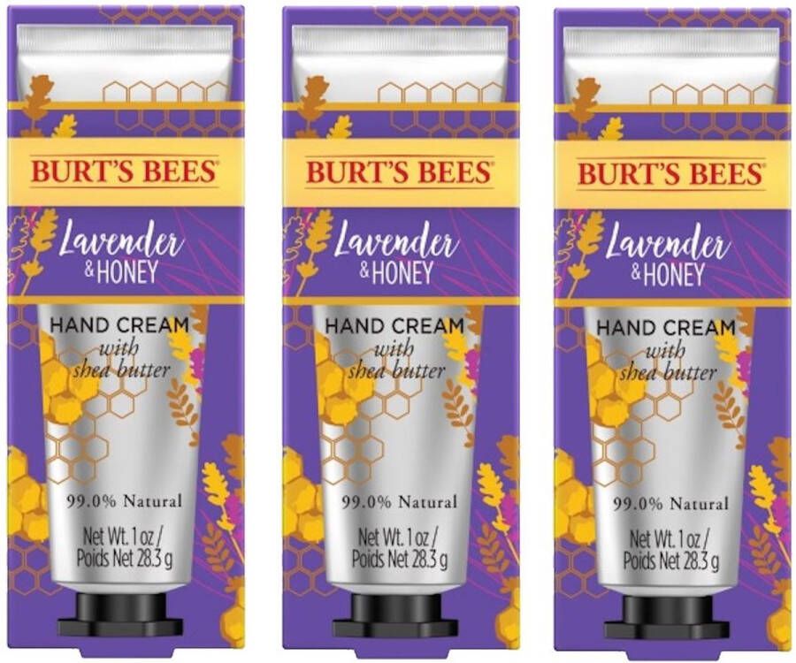 Burt's Bees Hand Cream Lavender & Honey 3 Pak