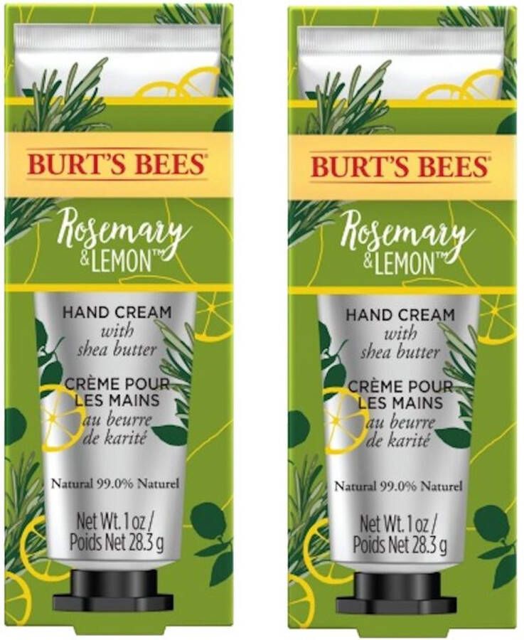 Burt's Bees Hand Cream Rosemary & Lemon 2 Pak