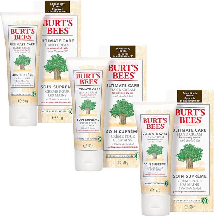 Burt's Bees Hand Cream Ultimate Care 3 Pak