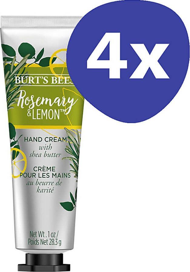Burt's Bees Handcreme Rozemarijn & Citrus (4x 28.3gr)