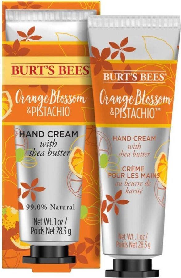 Burt's Bees Burts Bees Handcrème Sinaasappelbloesem & Pistache 28 gr