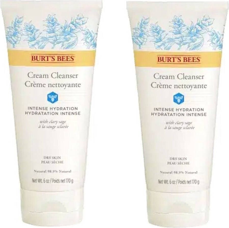 Burt's Bees Intense Hydration Cream Cleanser 2 Pak