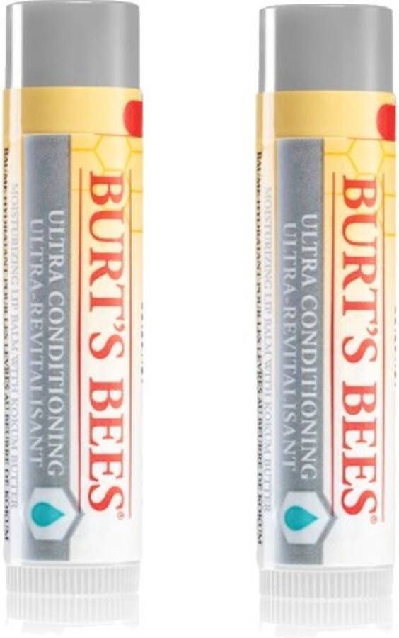 Burt's Bees Lip Balm Ultra Conditioning 2 Pak