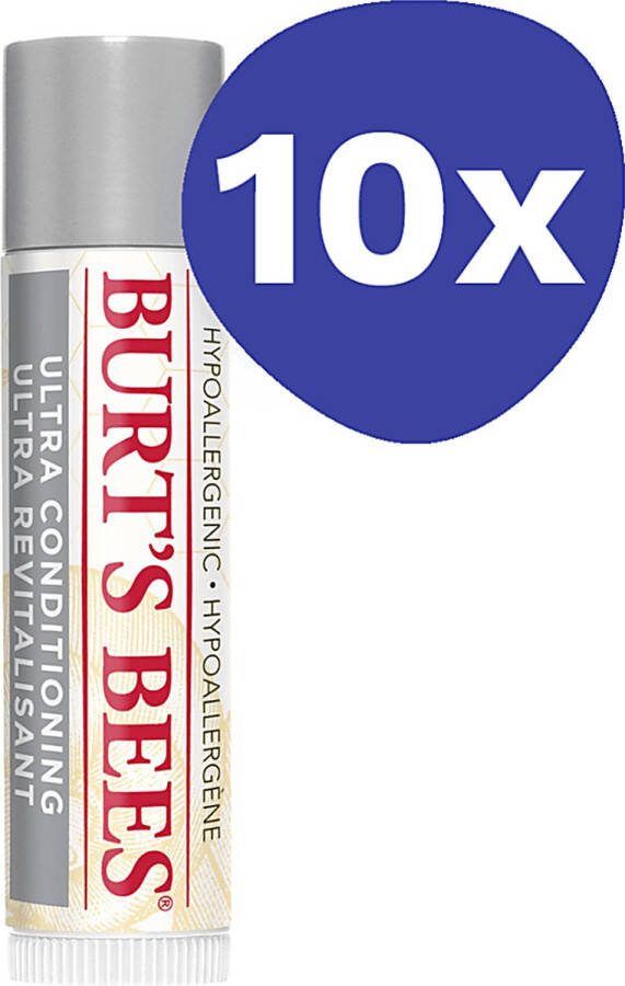 Burt's Bees Lipbalsem Ultra Hydraterend (10x 4.25gr)