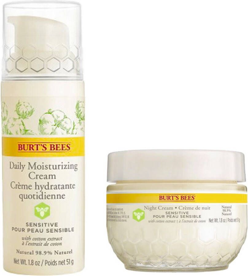 Burt's Bees Sensitive Daily Moisturizing Cream + Sensitive Night Cream