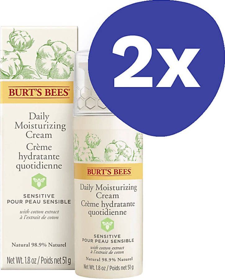 Burt's Bees Sensitive Day Cream (2x 51gr)