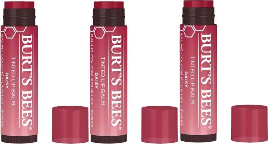 Burt's Bees Tinted Lip Balm Daisy 3 Pak