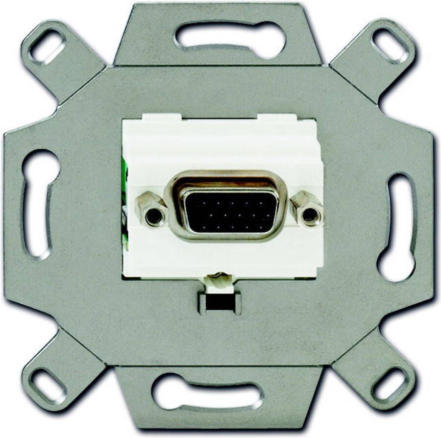 Busch-Jaeger ABB 0261 22 BJ VGA AANSLUITDOOS ALPINWIT