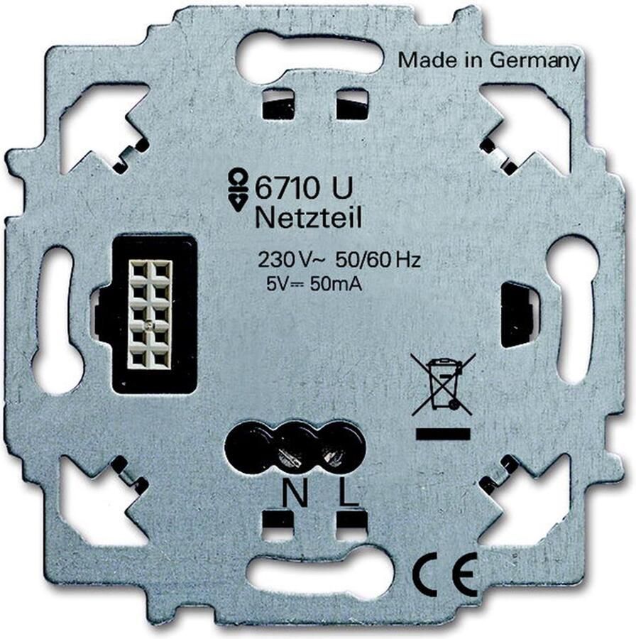 Busch-Jaeger ABB Zigbee voeding stekkerdoos 6710 U 2CKA006710A0001 E3T3M