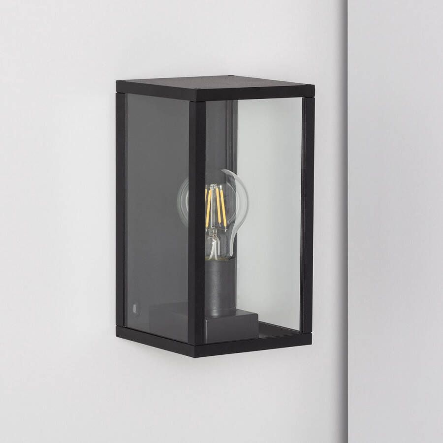 Bussandri Atriom Wandlamp Modern Zwart H:0cm E27 Voor Binnen Aluminium Hanglampen Woonkamer Slaapkamer Eetkamer