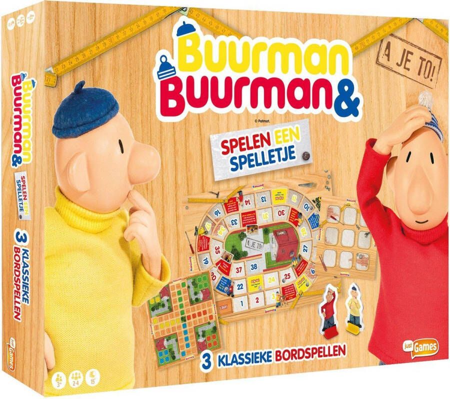 Megamoviestore Buurman & Buurman 3-in-1 Spelenpakket bordspel 8718866300890