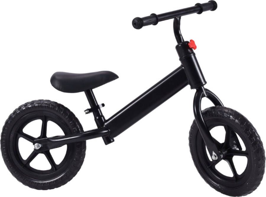 Buxibo Balance Bike – Loopfiets voor Kinderen 2-5 Jaar – Verstelbaar Zadel & Stuur – Lichtgewicht Duurzaam – Zwart