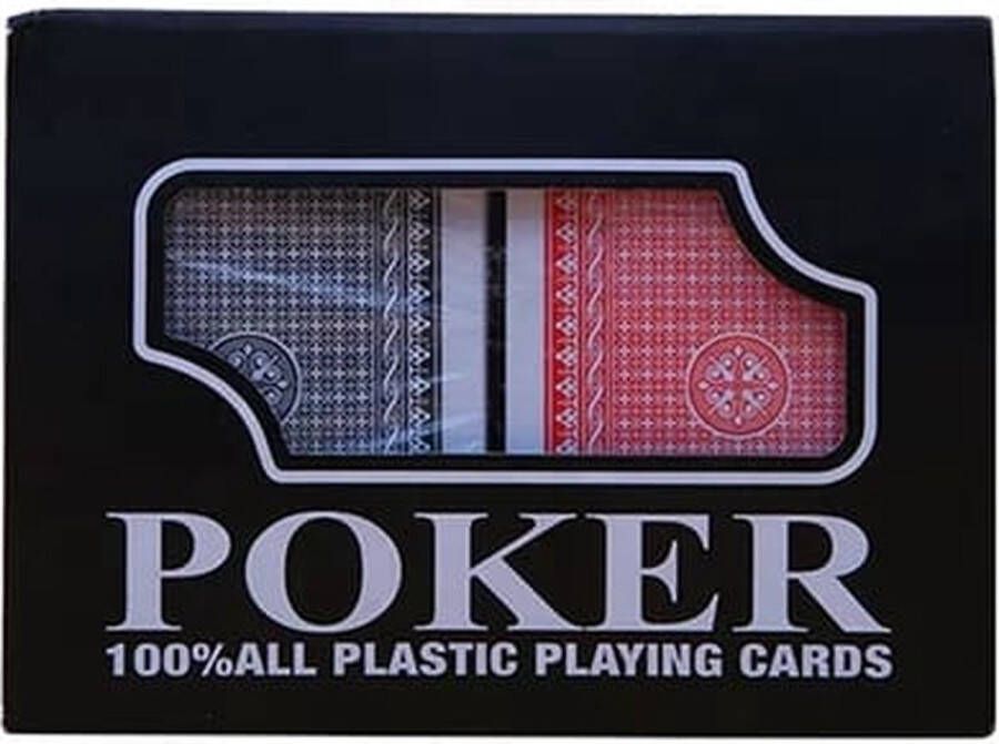 Buxibo Luxe Pokerspeelkaarten 100% Plastic Speelkaarten