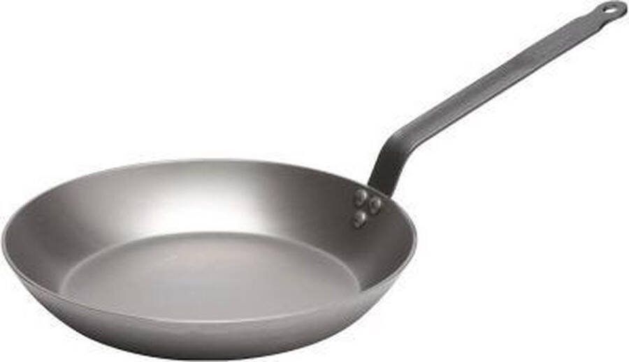 De Buyer Koekenpan Lyonnaise Carbone Plus Plaatstaal ø 18 cm zonder anti-aanbaklaag