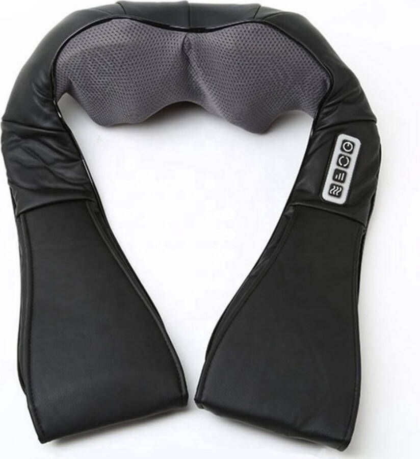 BX fitness Shiatsu Massagekussen Met Warmte Therapie Nekmassage Apparaat Massageapparaat Merk: Zwart