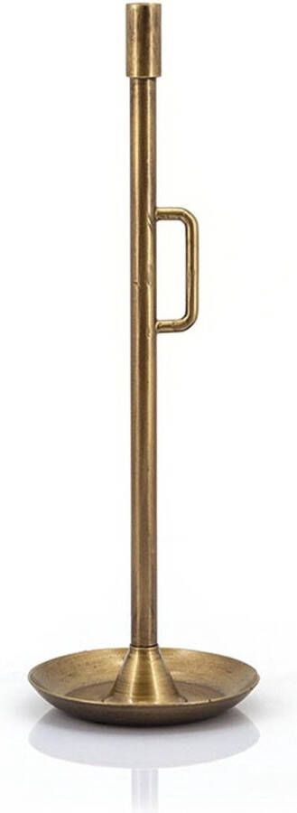 By Boo Hoge kandelaar goud Wick 50 centimeter hoog kaarsenhouder scandinavisch industrieel modern interieur design decoratie voor woonkamer slaapkamer keuken hal gang werkkamer kantoor vensterbank kado cadeau tip sinterklaas verlanglijstje