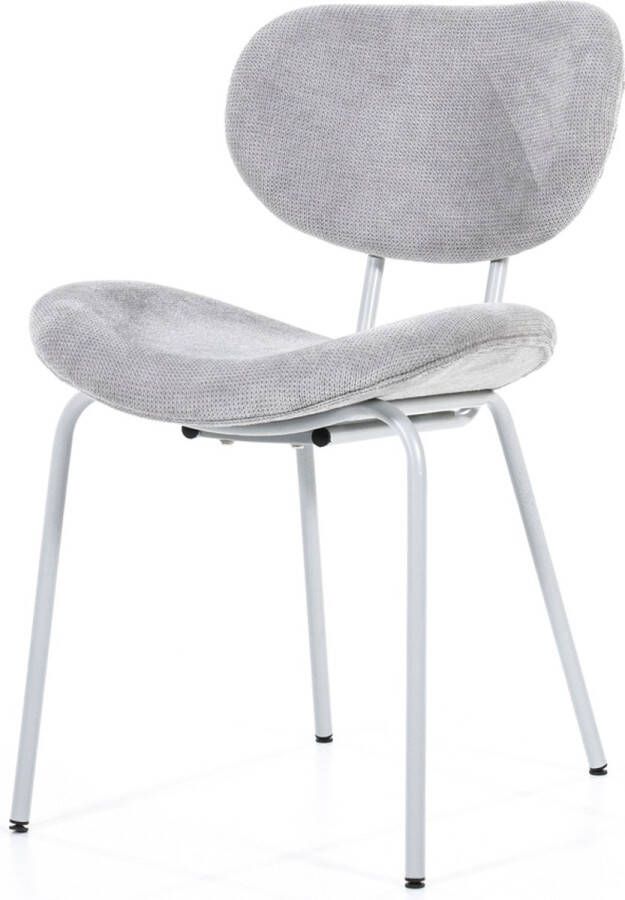 By-Boo Eetkamerstoel 'Ace' kleur Grijs