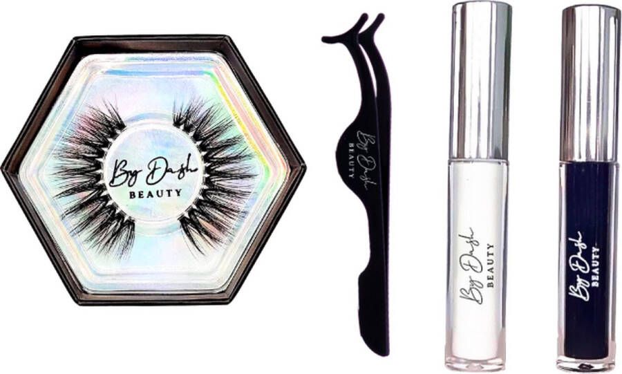 By Dash Beauty Dream Girl Wimper Starter Kit Valse Wimpers Nepwimpers 3D Faux Mink Lashes Luxury Lashes