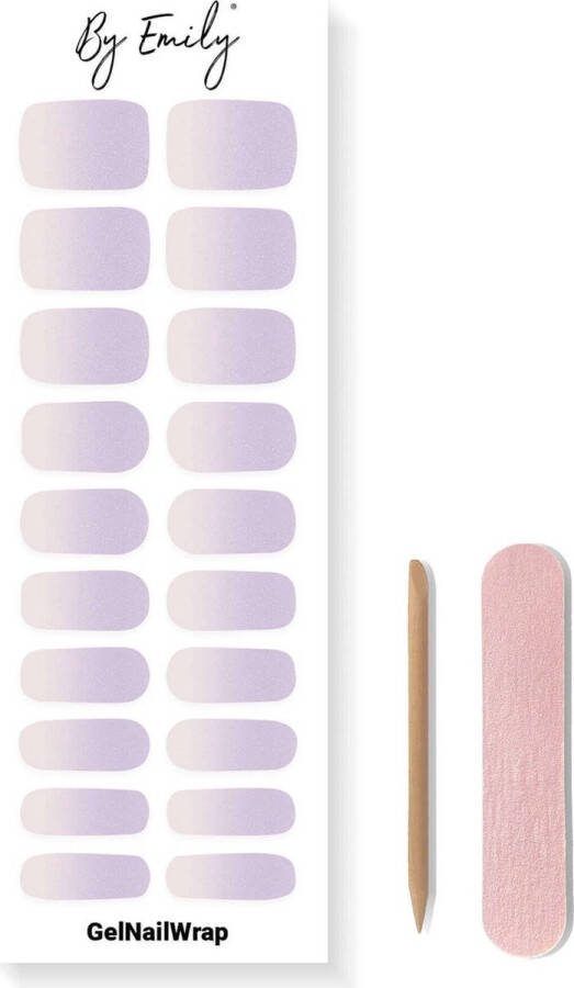 By Emily Gel Nail Wraps & Gellak Stickers Shooting Star Nagelstickers Gel Nagel Folie DIY Manicure Langhoudende Nail Art UV LED Lamp Vereist Trendy Designs Valentine Nails Nagels Inspiratie Veilig voor Nagels 20 Stickers