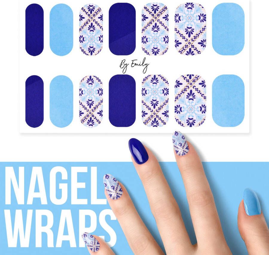 By Emily Nagel wrap Coasty Summer | 14 stickers per vel | Nail wrap | Nail art | Trendy | Design | Nagellakvrij | Eenvoudig | Nagel art | Nagel wrap | Nagel stickers | Folie | Zelfklevend | Sjablonen