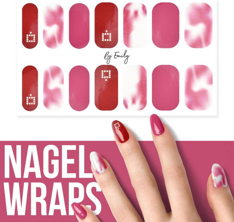 By Emily Nagel wrap Gold dots & Spots | 14 stickers | Nail wrap | Nail art | Trendy | Design | Nagellakvrij | Eenvoudig | Nagel wrap | Nagel stickers | Folie | Zelfklevend | Sjablonen