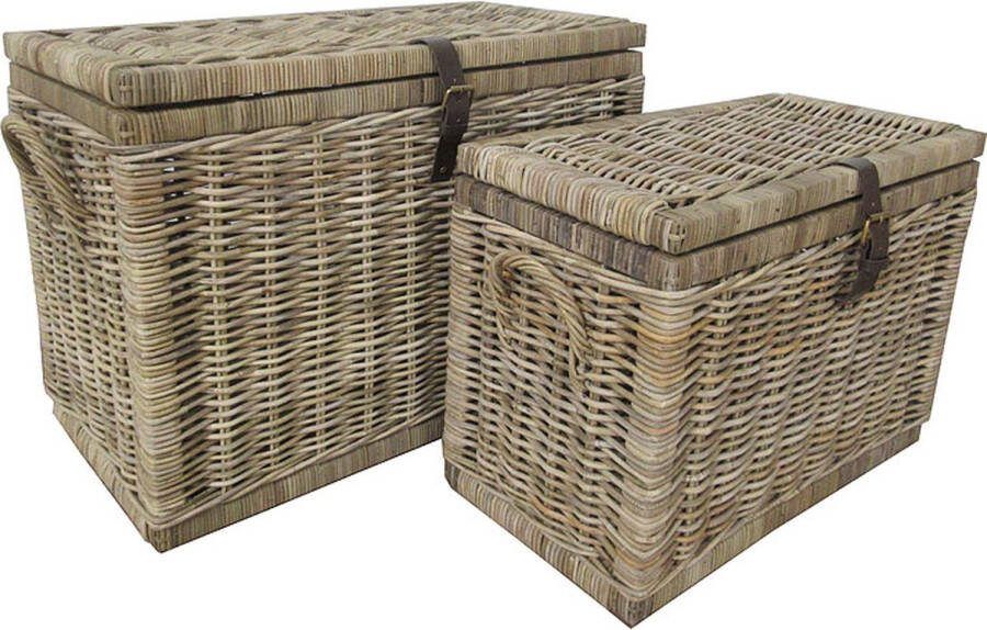 By Kohler Koffer 82x45x57cm Kosta Kooboo (Set Van 2)