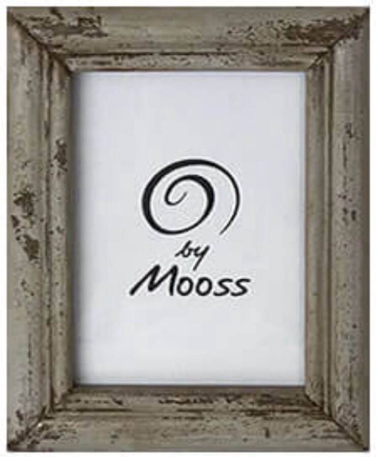 By Mooss Fotolijst houten fotolijst grijs hout -18x23 cm