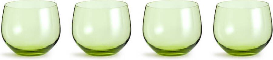 ByOn Spectra Tumbler Drinkglazen Groen 35cl 4-stuks
