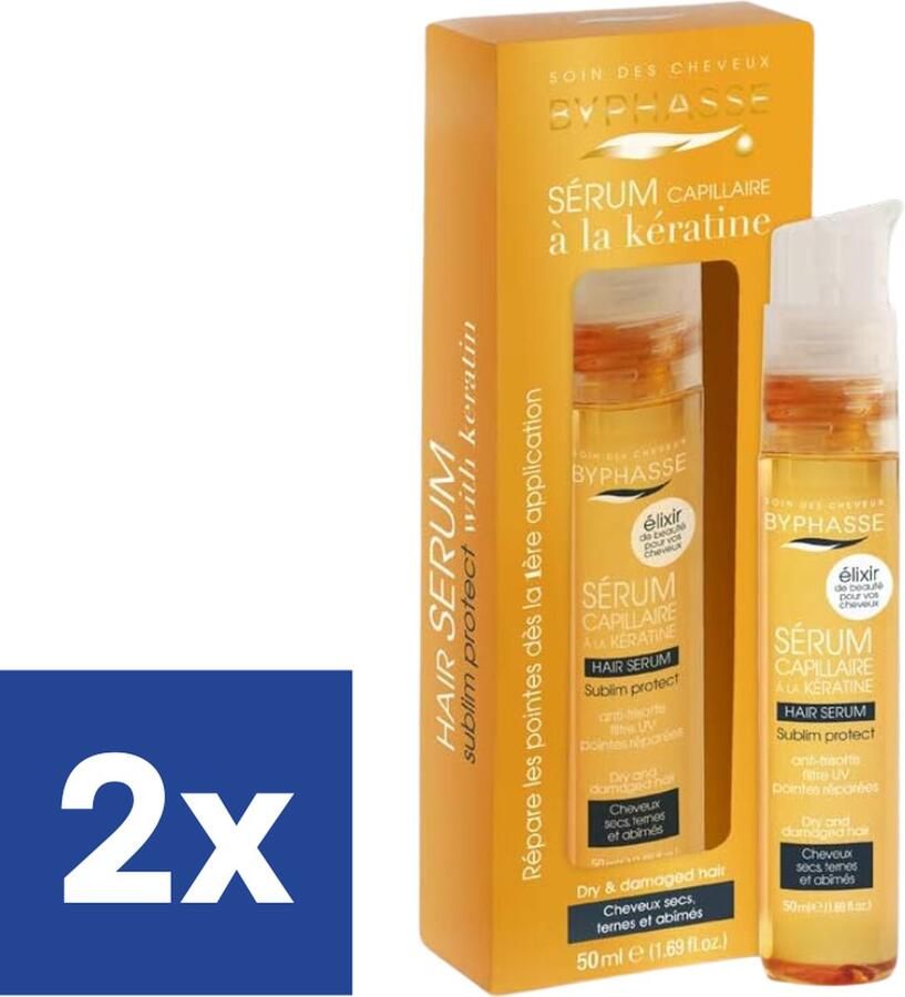 Byphasse Haarserum Sublim Protect Keratine 2 x 50 ml