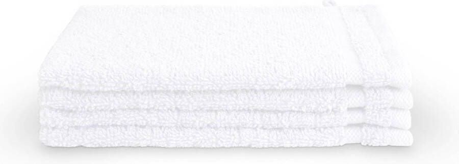 BYRKLUND Handdoeken set Bath Basics 4-delig 4x 16x21 100% katoen Wit