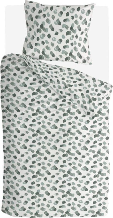 BYRKLUND Spotty Animal dekbedovertrek 155x220cm groen