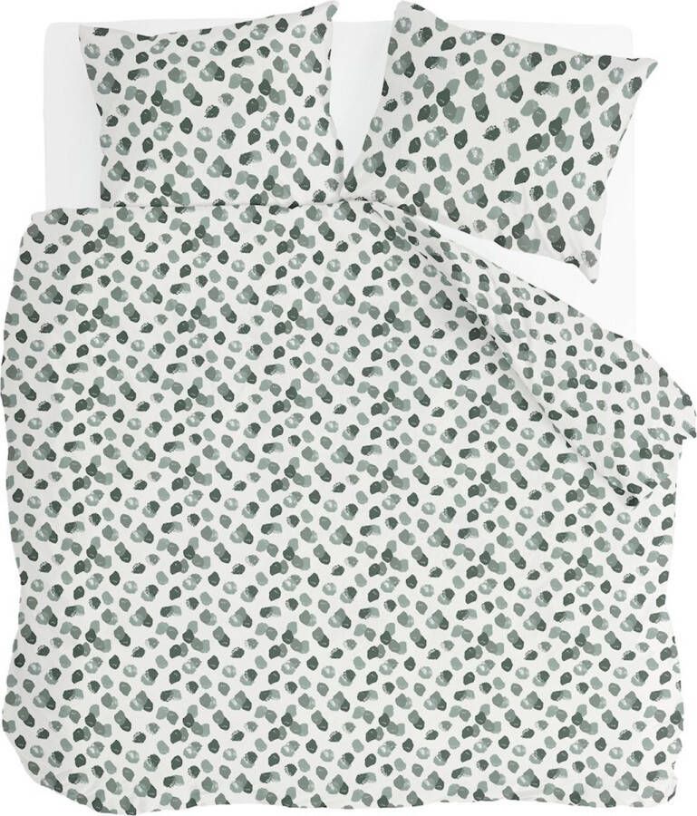 BYRKLUND Spotty Animal Dekbedovertrek Lits-jumeaux 240x200 220 cm Groen