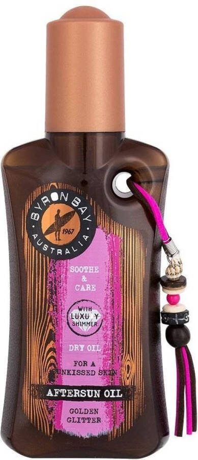 Byron Bay Shimmer Oil- Aftersun- 200ml- droge olie- met glitter- verzorgt & voedt