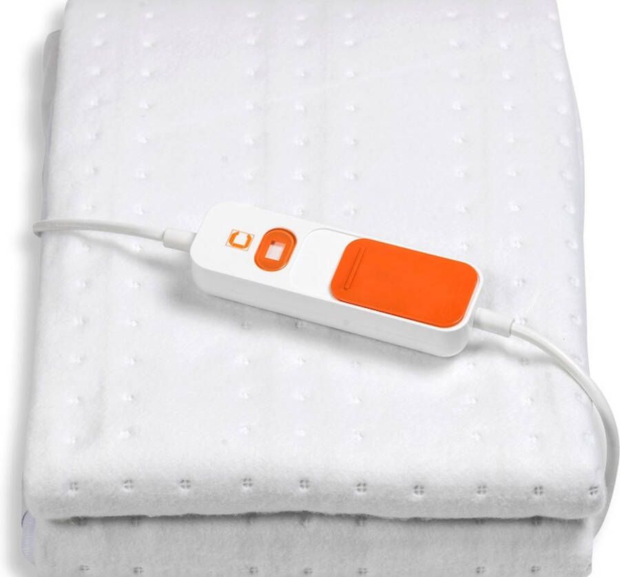 C-CARE Cresta Care KTS110 Elektrische deken 1 persoons met 180 minuten timer en machine wasbaar cosy fleece 150x80 cm