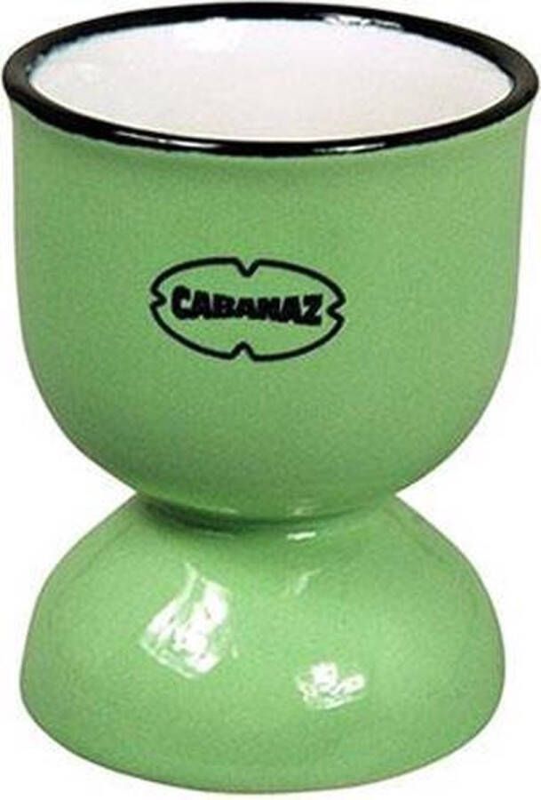 Cabanaz eierdop keramiek EGG CUP groen