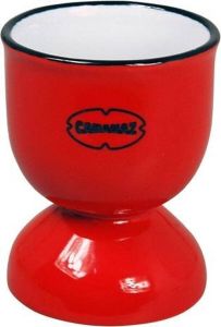 Cabanaz eierdop keramiek EGG CUP rood