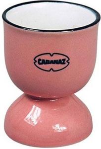 Cabanaz eierdop keramiek EGG CUP roze