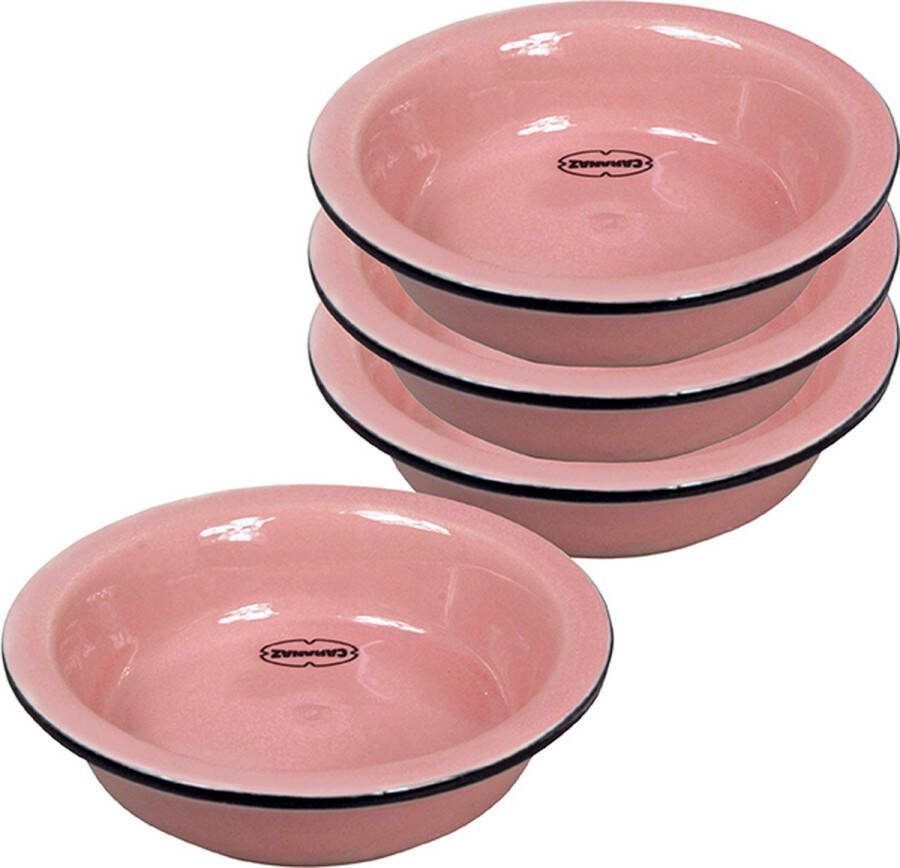 Cabanaz schaaltje keramiek TEA TIP MINI BOWL 50 ml roze set 4