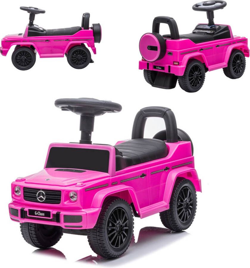 Cabino Loopauto Loopwagen Mercedes Benz G-klasse Roze