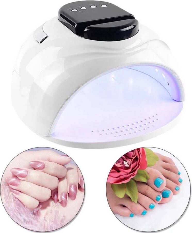 CACCIO NAILS Victoria Nails Pro 168W 42 LEDS Nageldroger Sensor AAN UIT Nageldroger Manicure Pedicure Handen en Voeten Gellak Gelnagels Acrylnagels Top Coat Led nagellamp Uv nagellamp Nagels Nagellak droger Tafellamp Professioneel