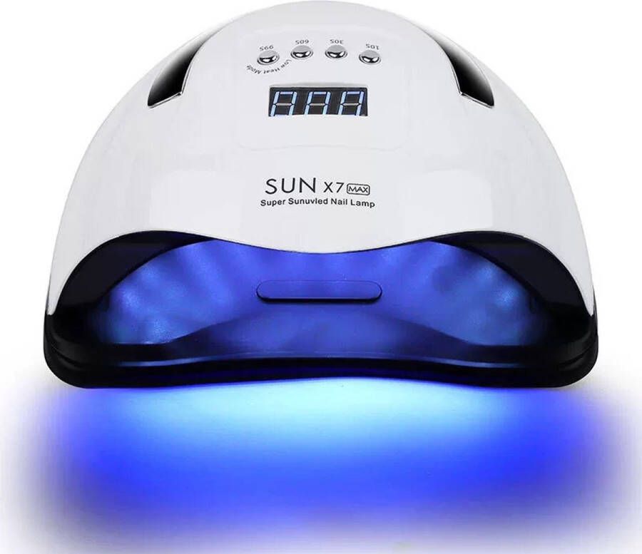 CACCIO NAILS Victoria Nails Pro 180W 57 LEDs 2 in 1 UV LED lamp -SUN X7 MAX-Manicure Pedicure Handen en Voeten Gellak Gelnagels Acrylnagels Top Coat Matte Top coat Led nagellamp Uv nagellamp Nagels Nagellak droger Tafellamp Professioneel