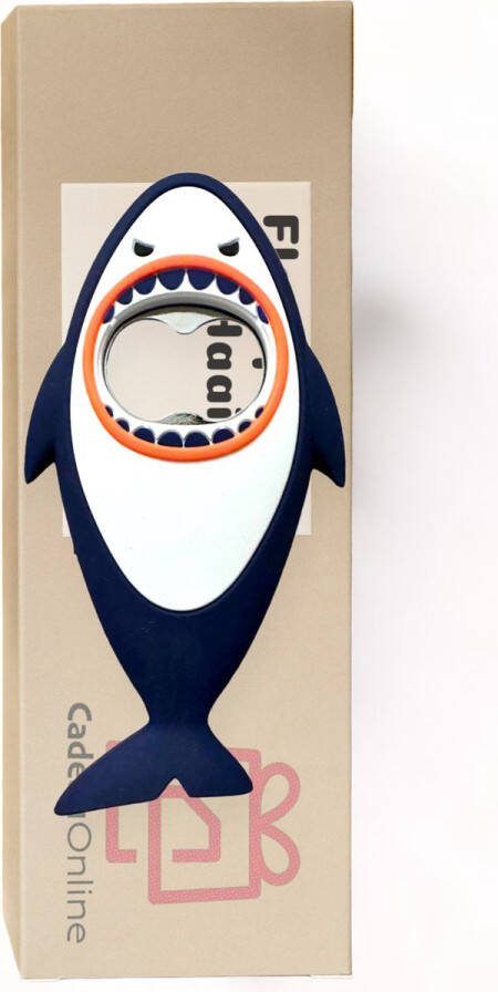 CadeauOnline Flesopener Haai Blauw