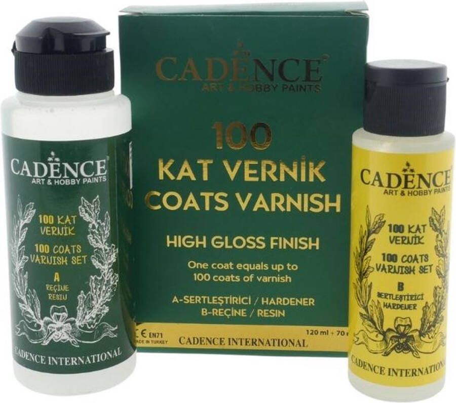 Cadence 100 Lagen Vernis Set 70+120 ml