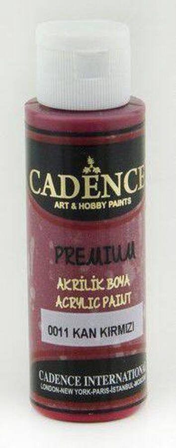 Cadence Acrylverf Blood Red Premium Acrylic 70 ml
