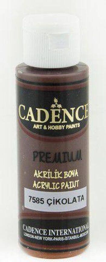 Cadence Premium acrylverf (semi mat) Chocolade bruin 01 003 7585 70 ml