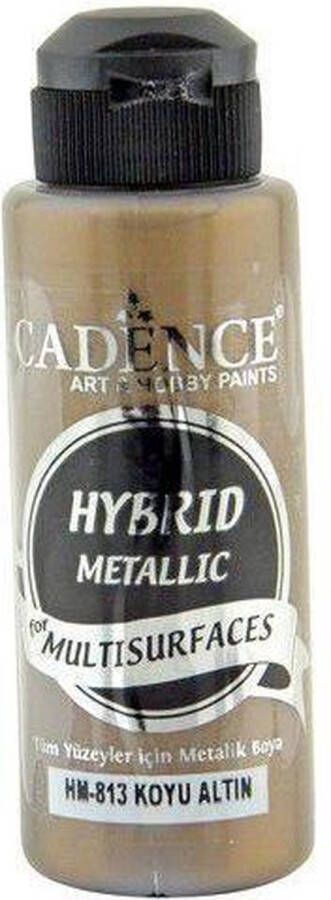 Cadence Acrylverf Metallic Dark Gold Hybrid Metallic 120 ml