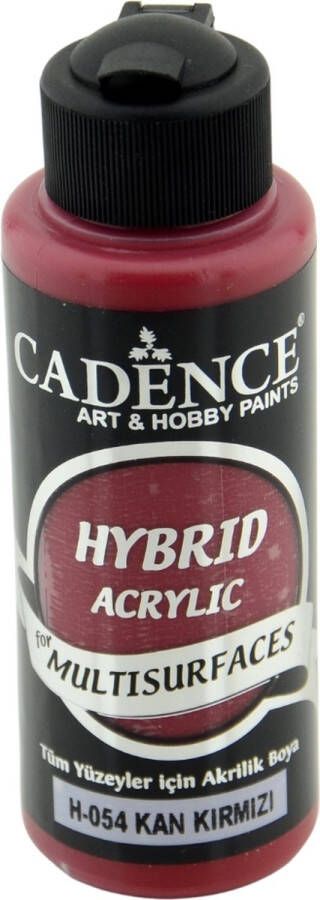 Cadence Hybride acrylverf (semi mat) Bloed rood 01 001 0054 0120 120 ml