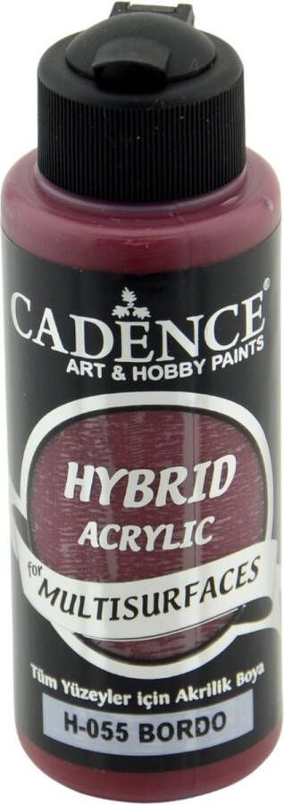 Cadence Hybride acrylverf (semi mat) Bordeaux 001 0055 120 ml