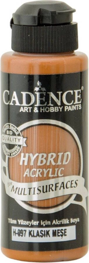 Cadence Hybride acrylverf (semi mat) Klassiek eik 001 0097 120 ml